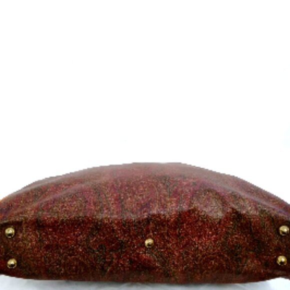 Vintage Etro Lrg Weekender Paisley Briefcase Laptop Shoulder Bag Crossbody Chain - Picture 5 of 16